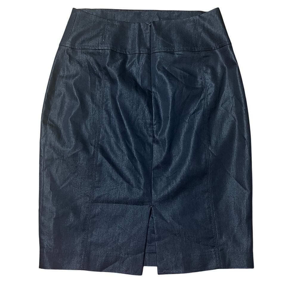 Express Charcoal Black High Waist Pencil Skirt Size 00 - Picture 2 of 7